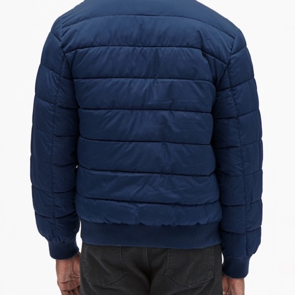 NWT GAP BLUE Bubble Warmest jacket for men size Large - Picture 2 of 5